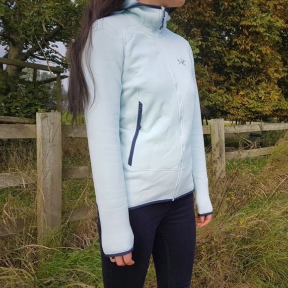 Arc'teryx Jackets & Blazers - Arc'teryx Kyanite Hoody Light Blue Polartec Fleece Women's Small
